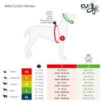 curli_Belka_Comfort_Harness_Size_Chart